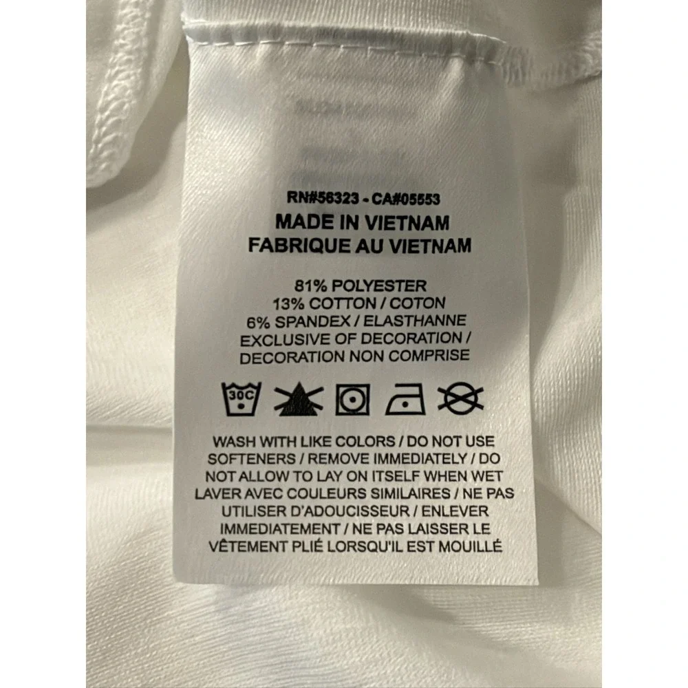 Nike Nike One Tank Top Womens L White Dri-FIT Loose Fit FN2811-100
